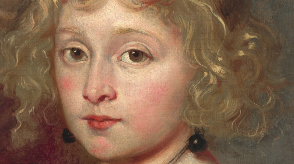 rubens painting closeup