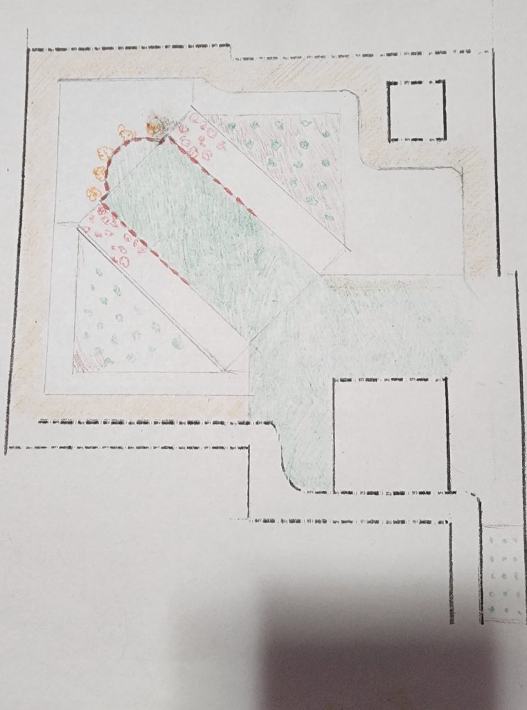 new garden layout drawing