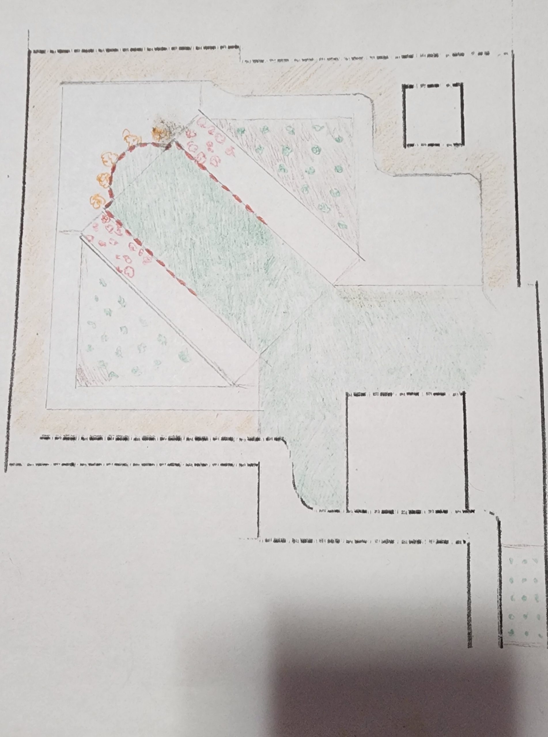 new garden layout drawing